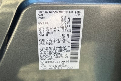 2015 INFINITI QX60 Base
