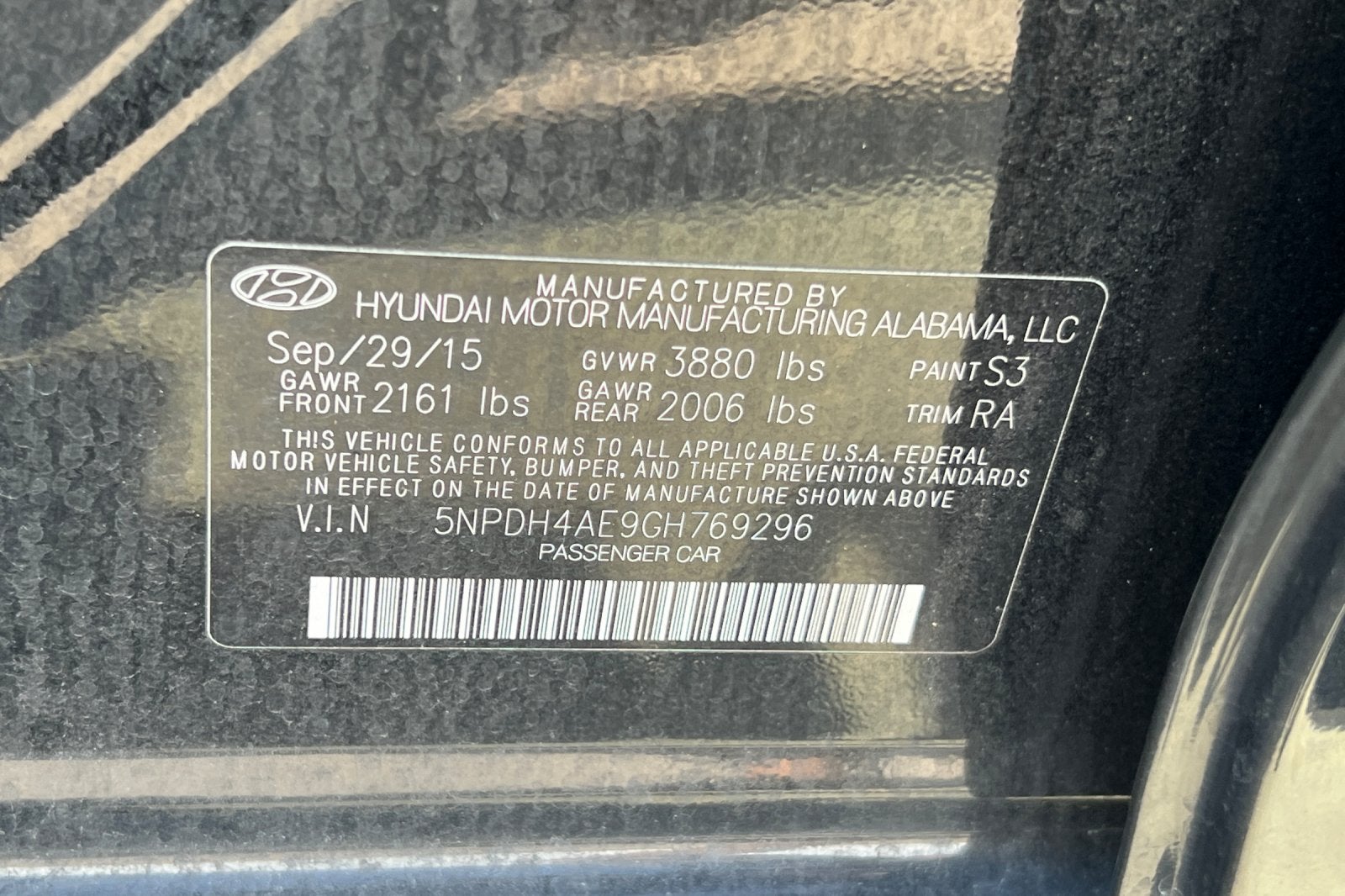 2016 Hyundai Elantra SE