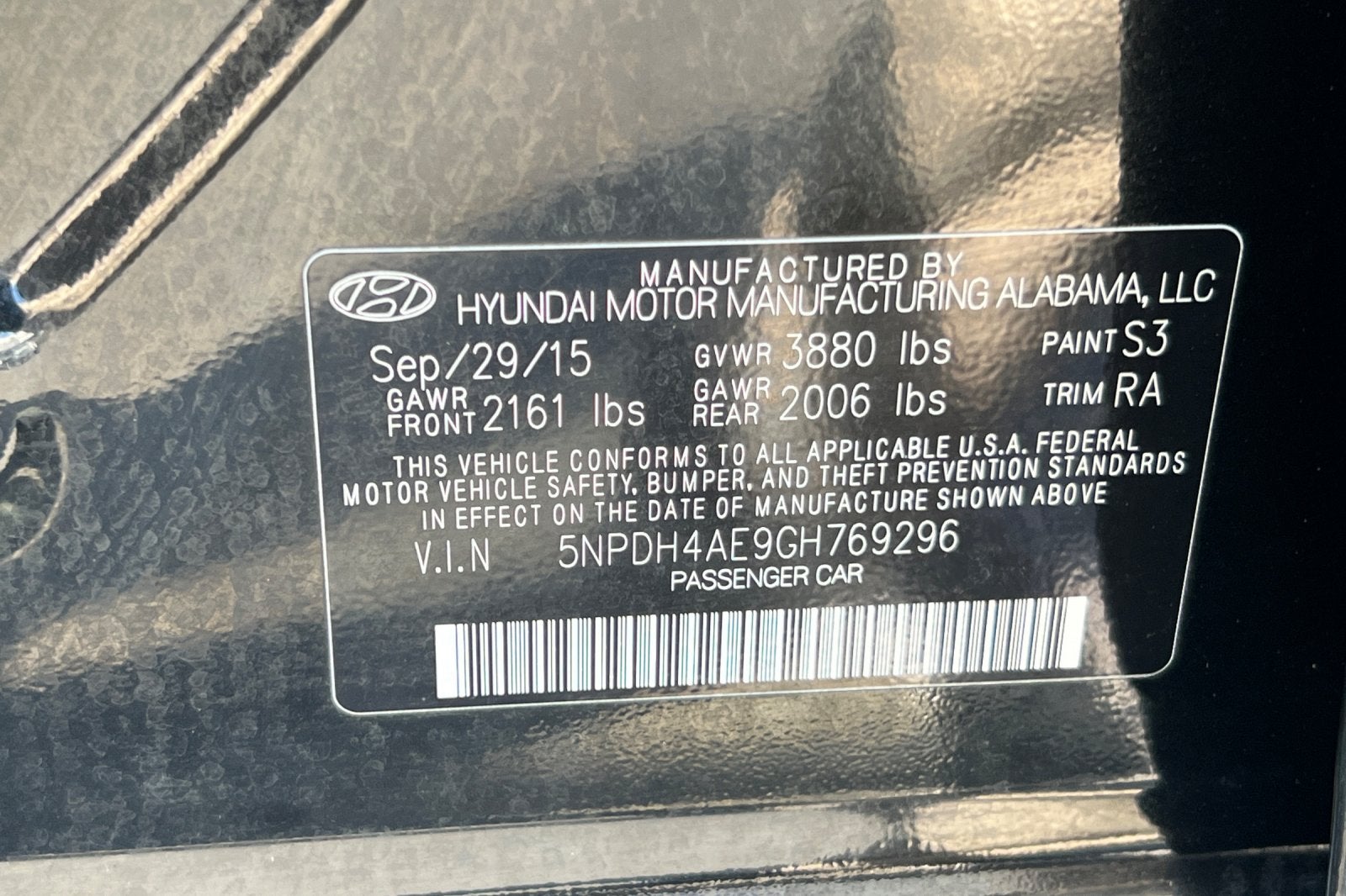 2016 Hyundai Elantra SE