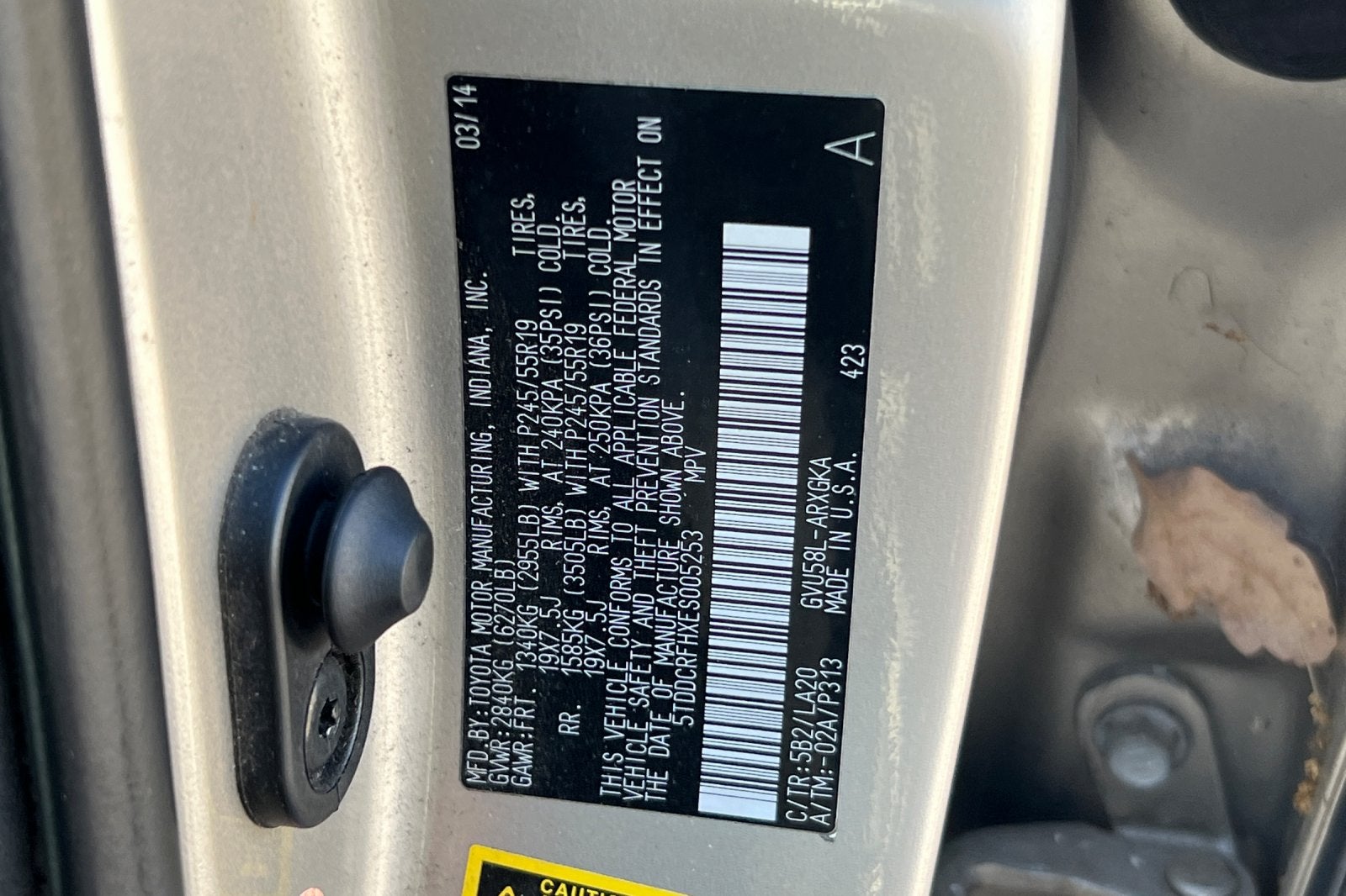 2014 Toyota Highlander Hybrid Limited Platinum