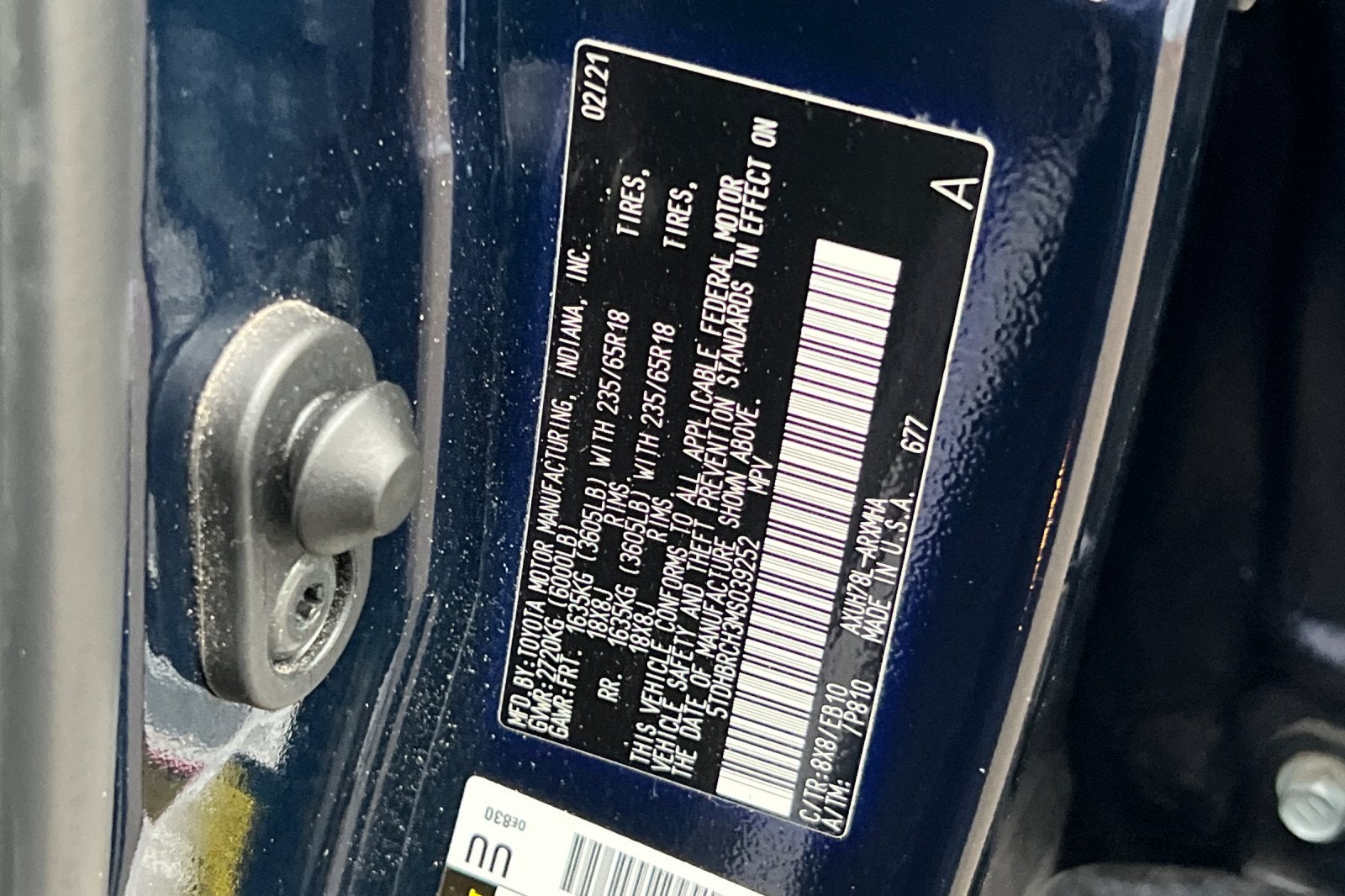 2021 Toyota Highlander Hybrid XLE