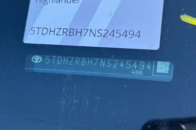 2022 Toyota Highlander XLE