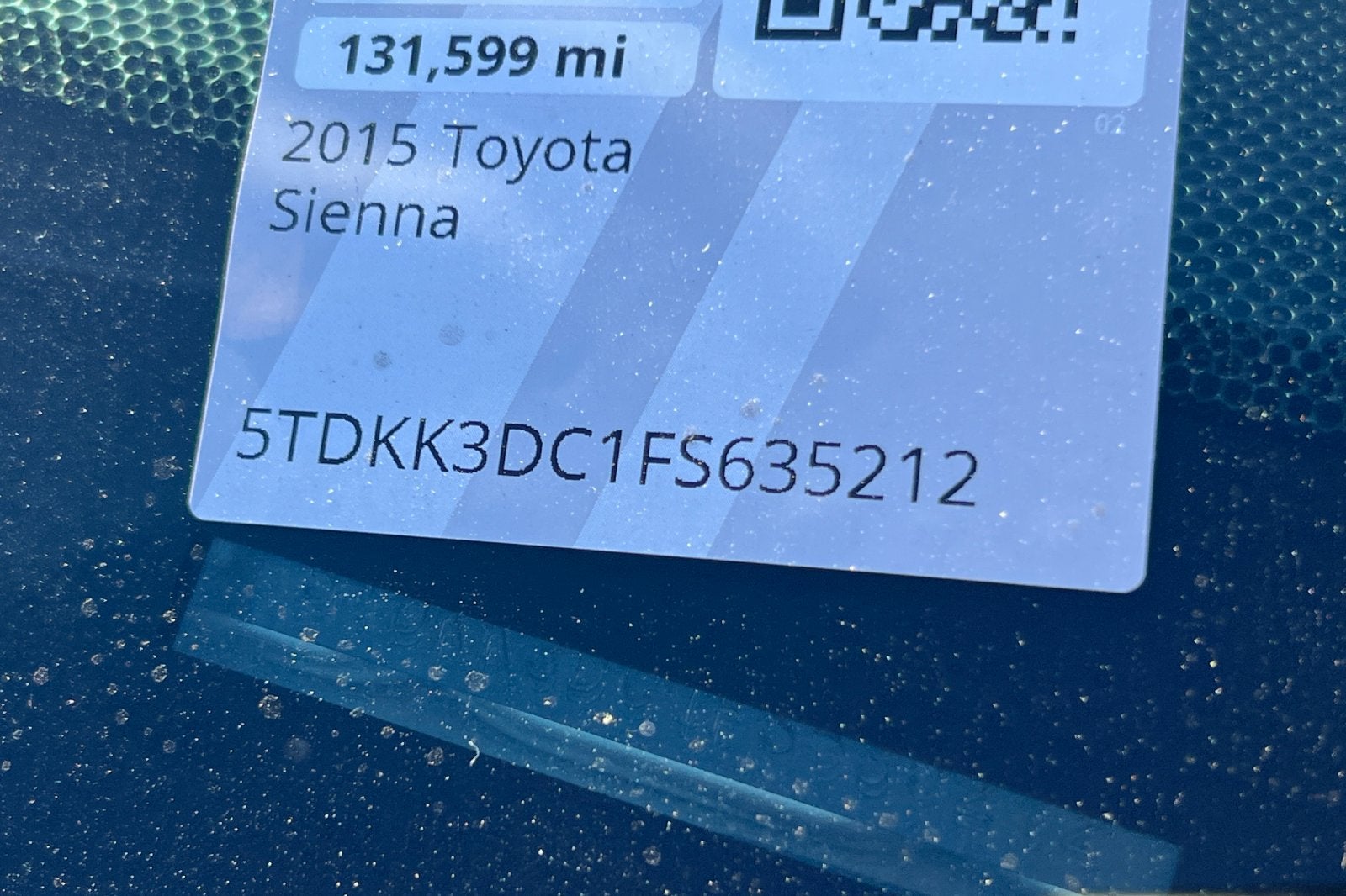 2015 Toyota Sienna LE