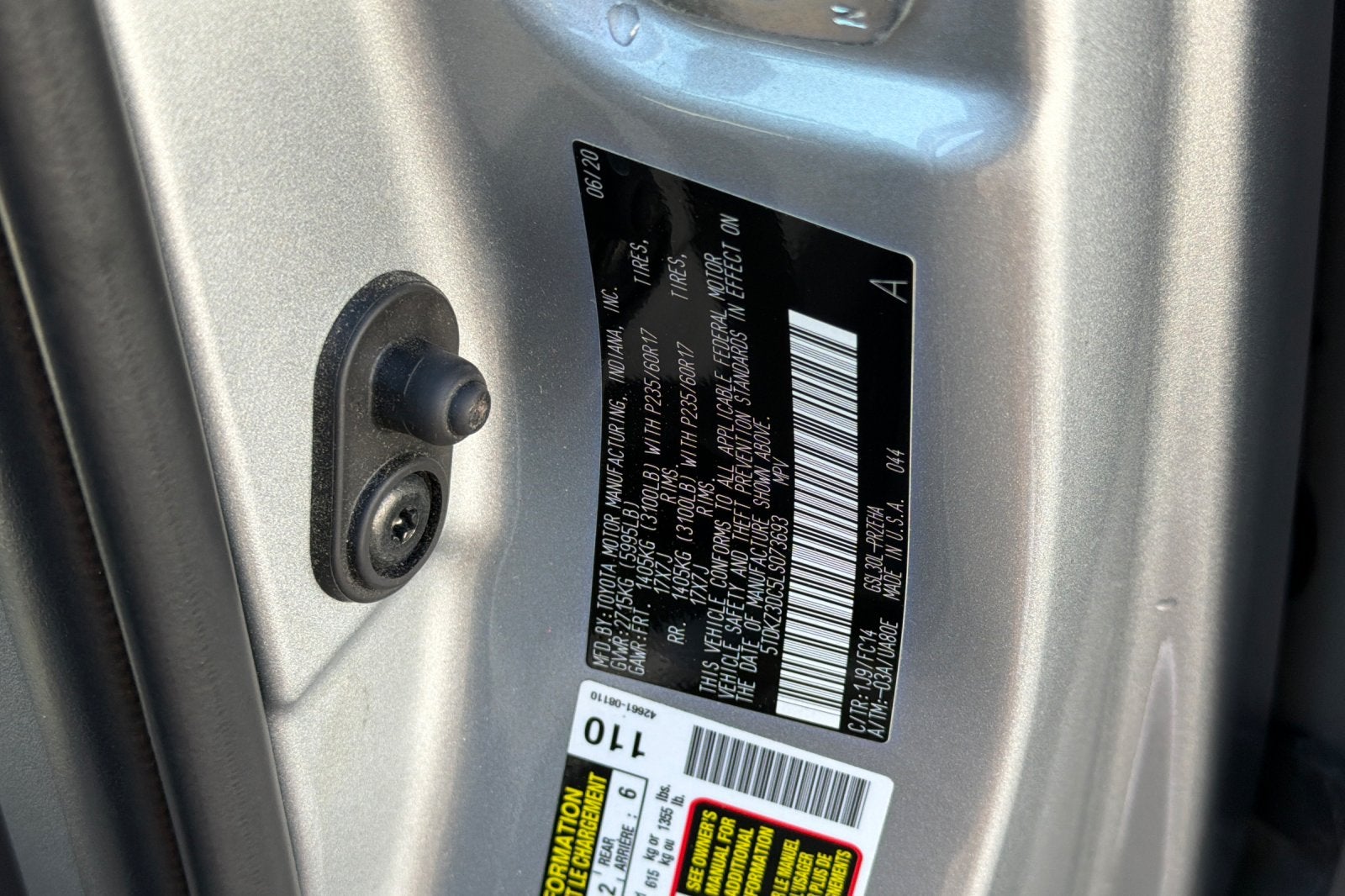 2020 Toyota Sienna LE