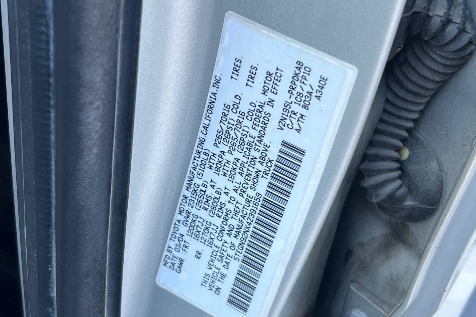 2004 Toyota Tacoma PreRunner