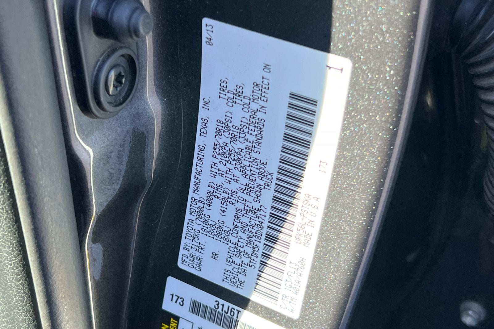 2013 Toyota Tundra Base