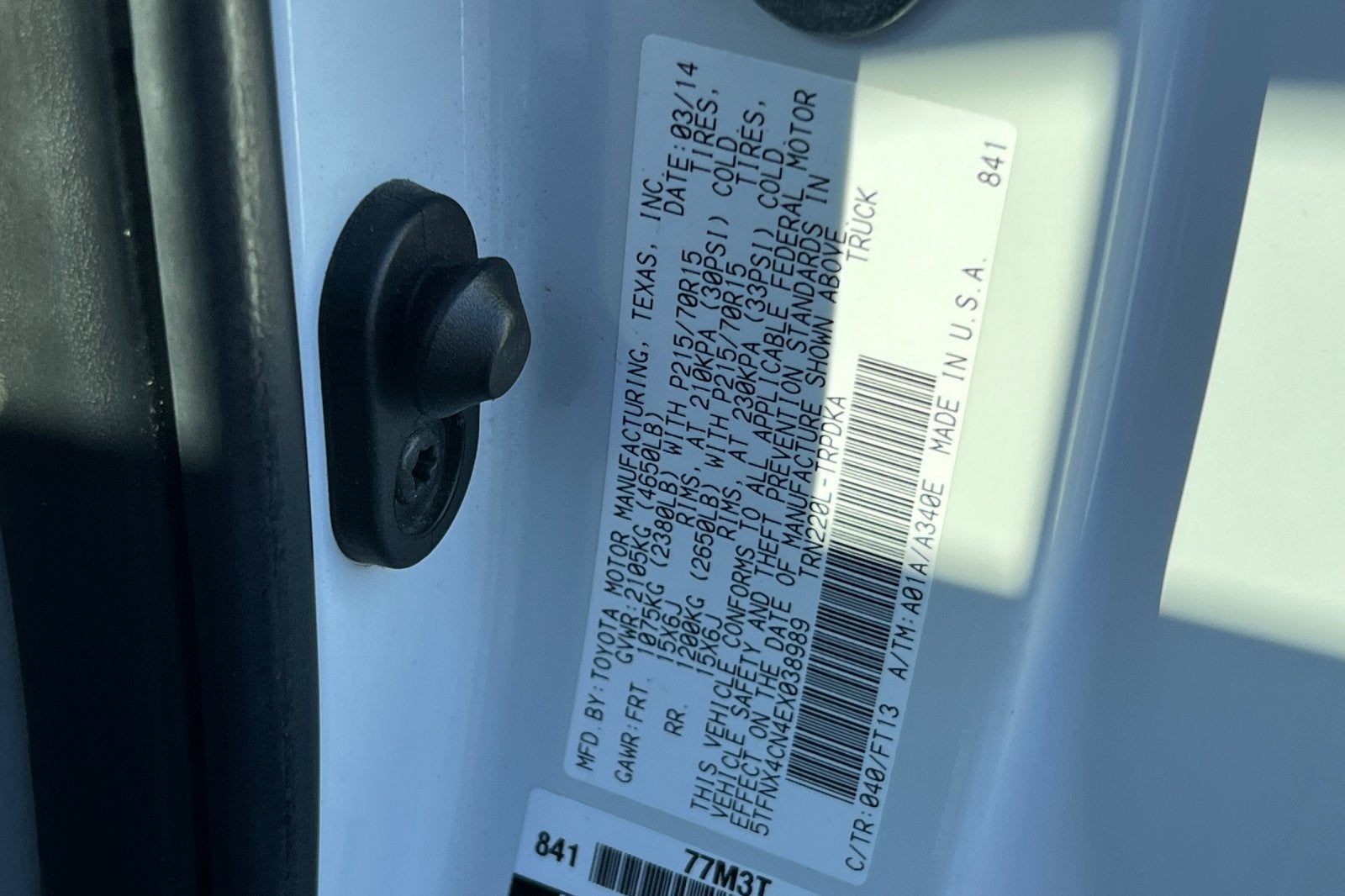 2014 Toyota Tacoma Base