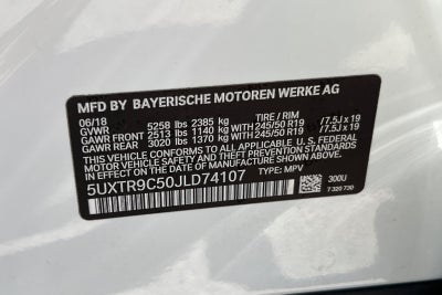 2018 BMW X3 xDrive30i xDrive30i