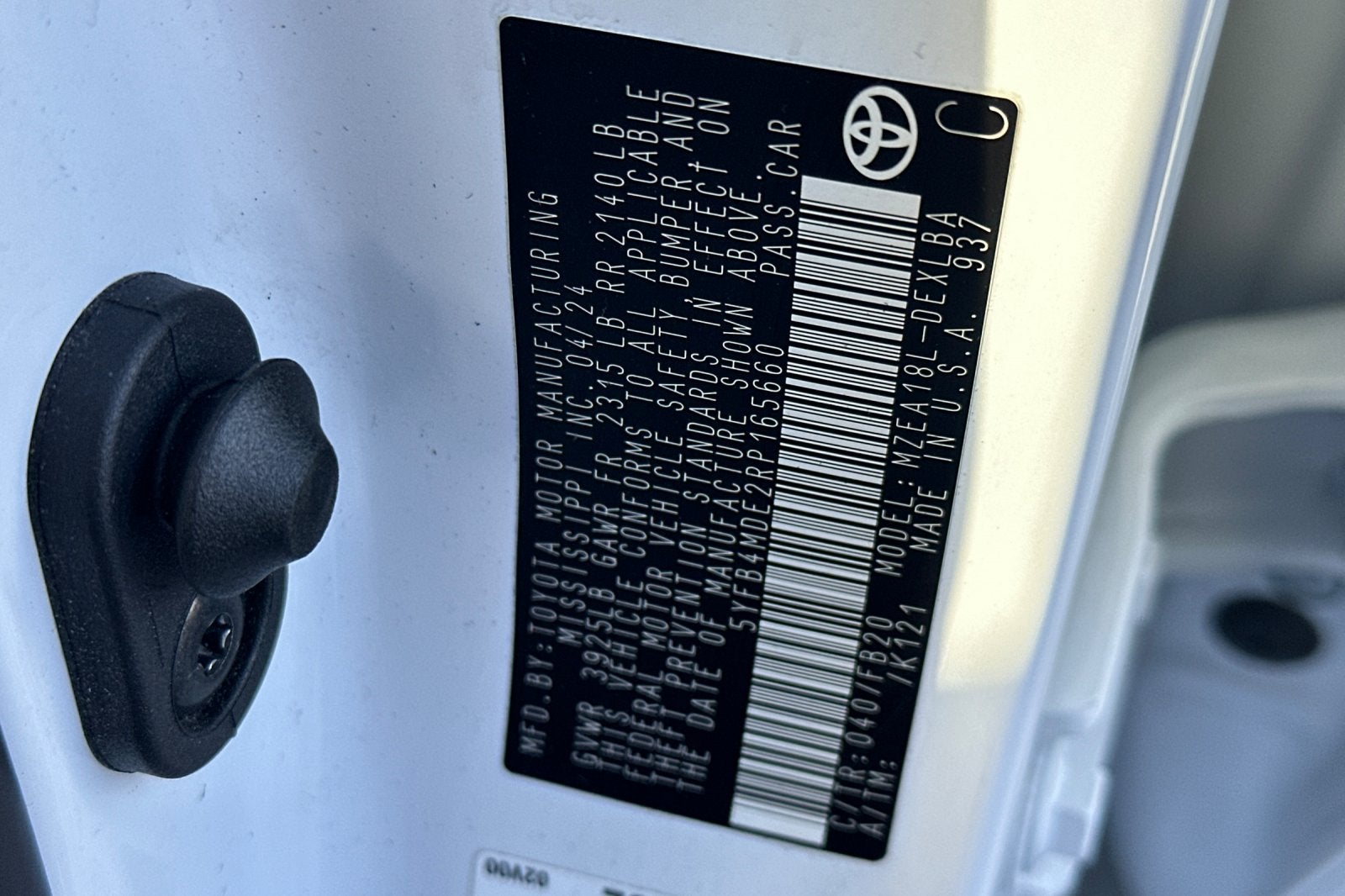 2024 Toyota Corolla LE