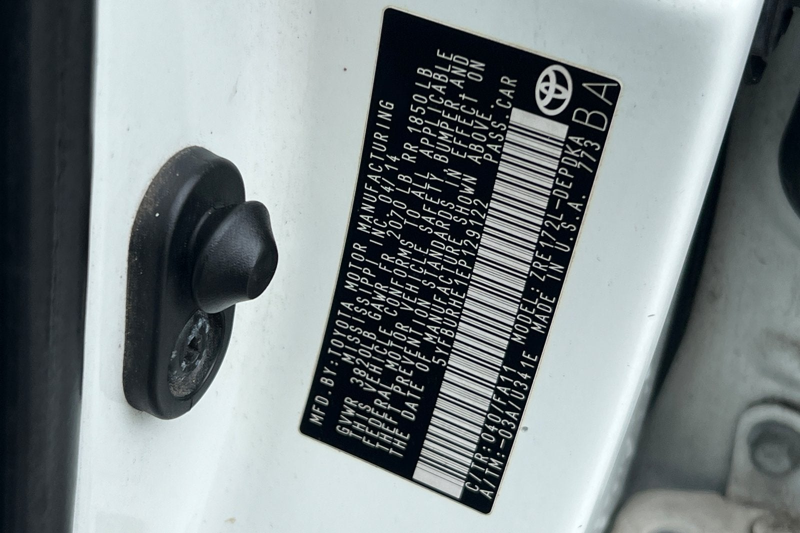 2014 Toyota Corolla L