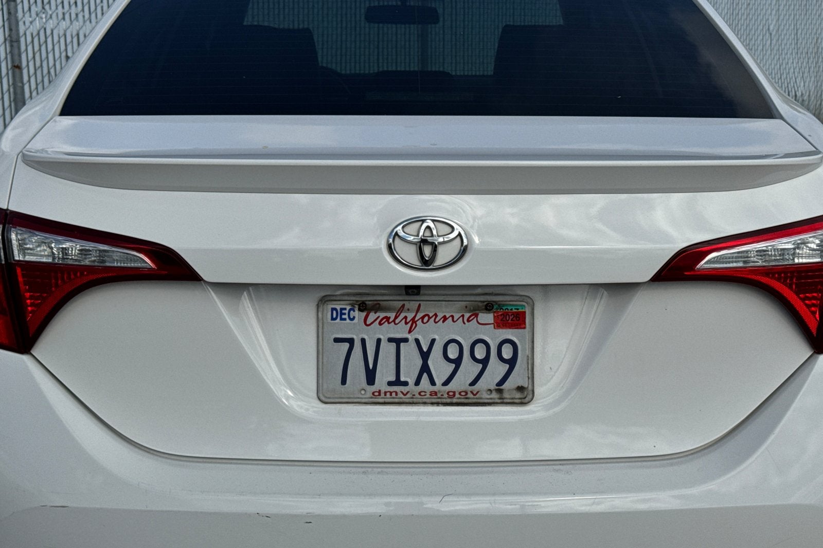 2016 Toyota Corolla S Plus