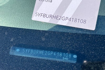 2016 Toyota Corolla LE