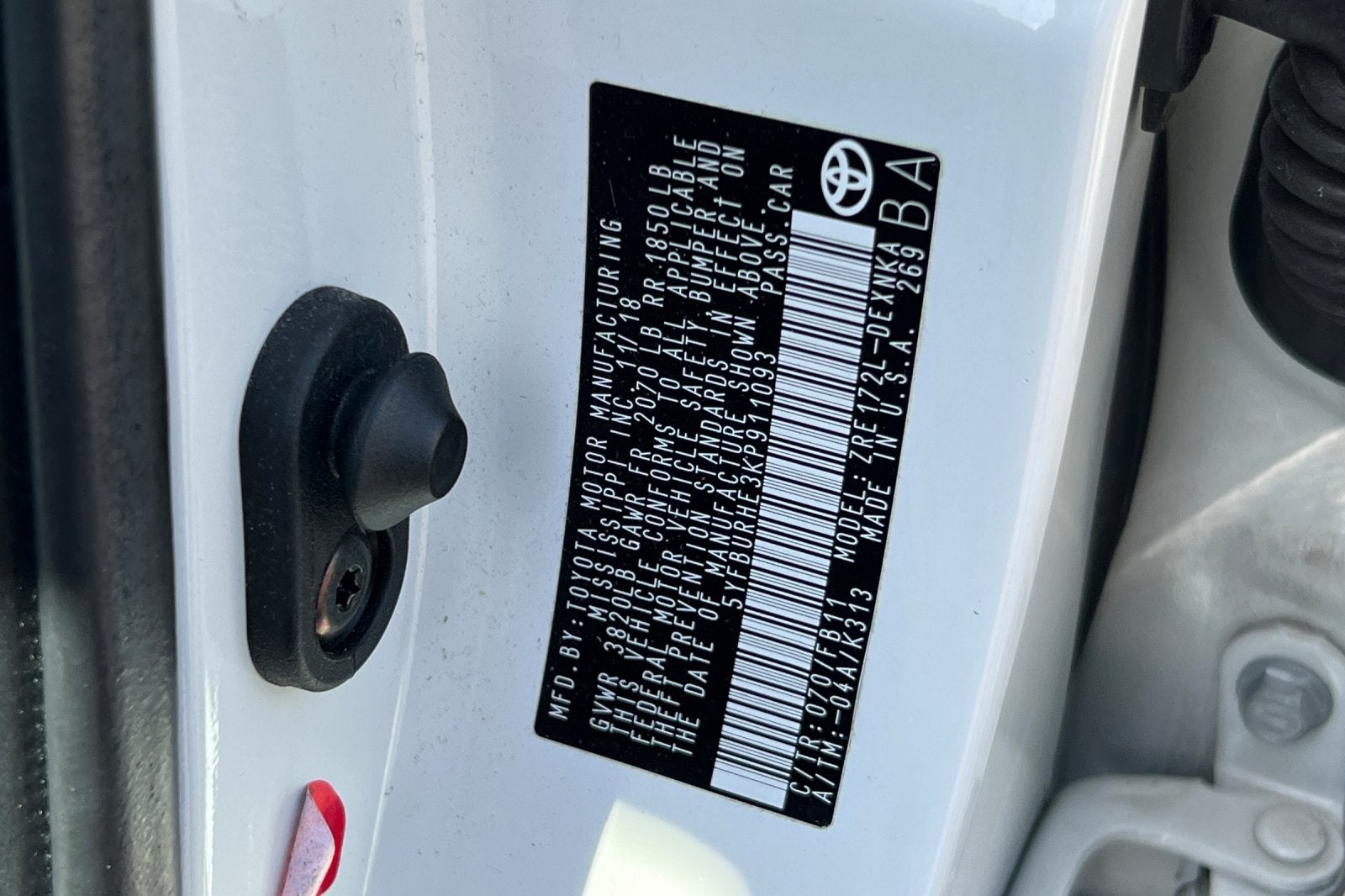 2019 Toyota Corolla LE