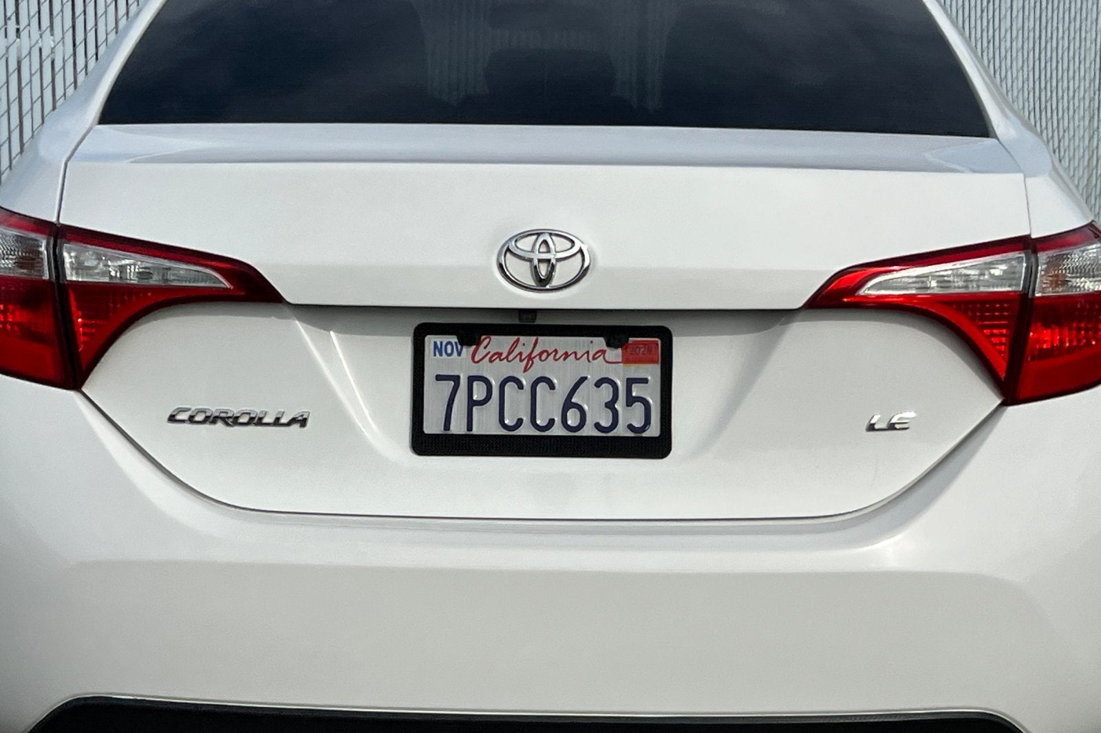 2016 Toyota Corolla LE