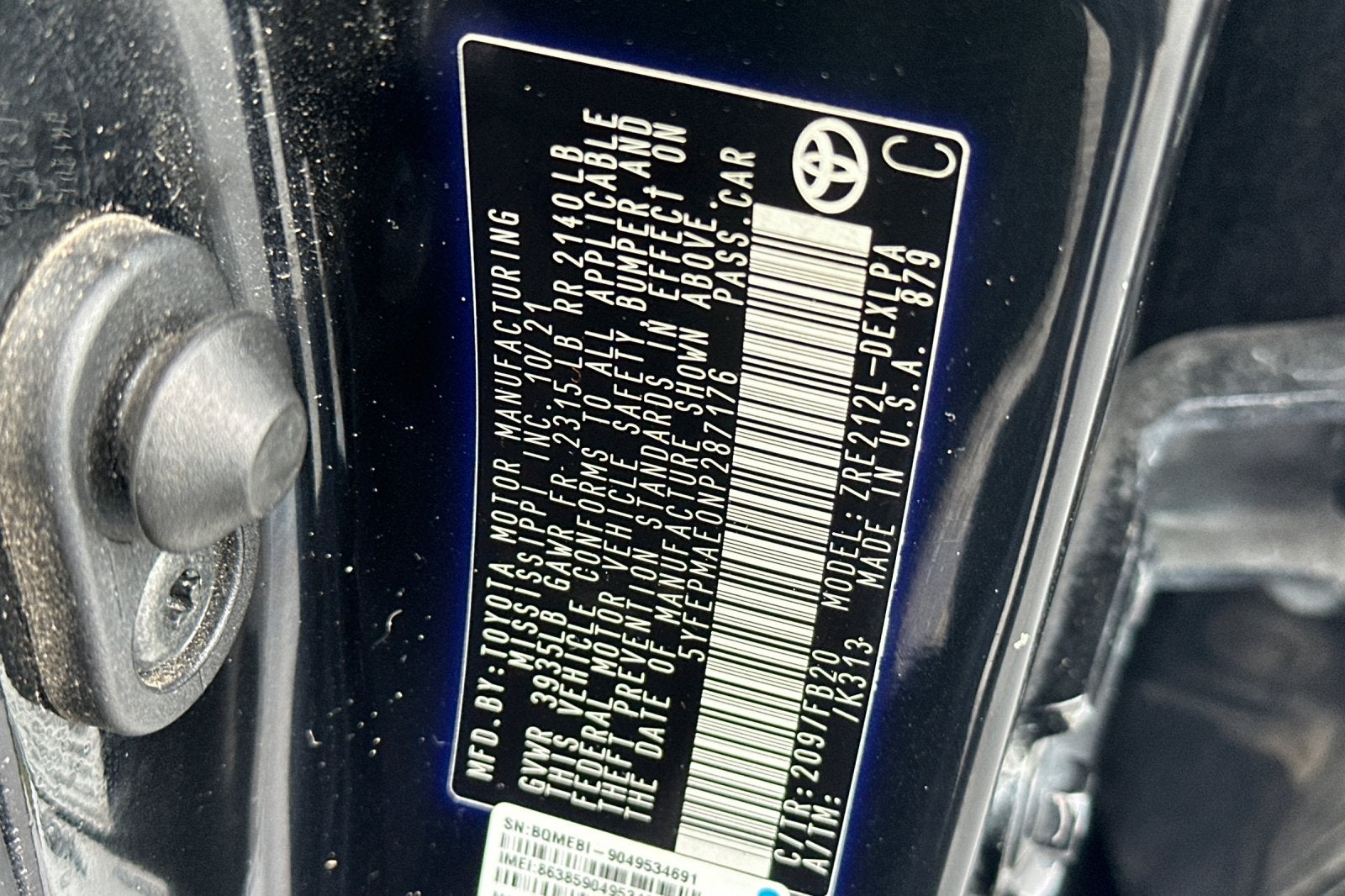 2022 Toyota Corolla LE