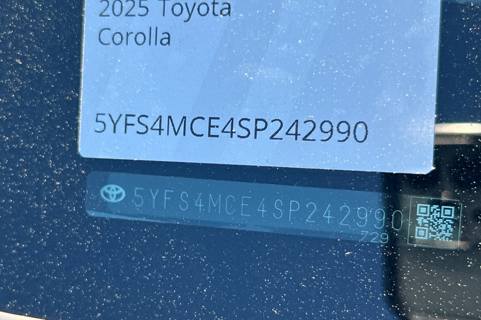 2025 Toyota Corolla SE