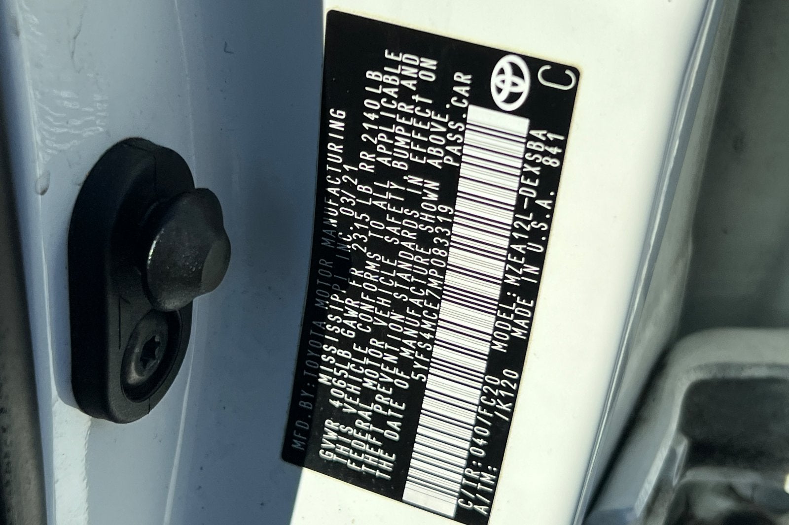 2021 Toyota Corolla Nightshade