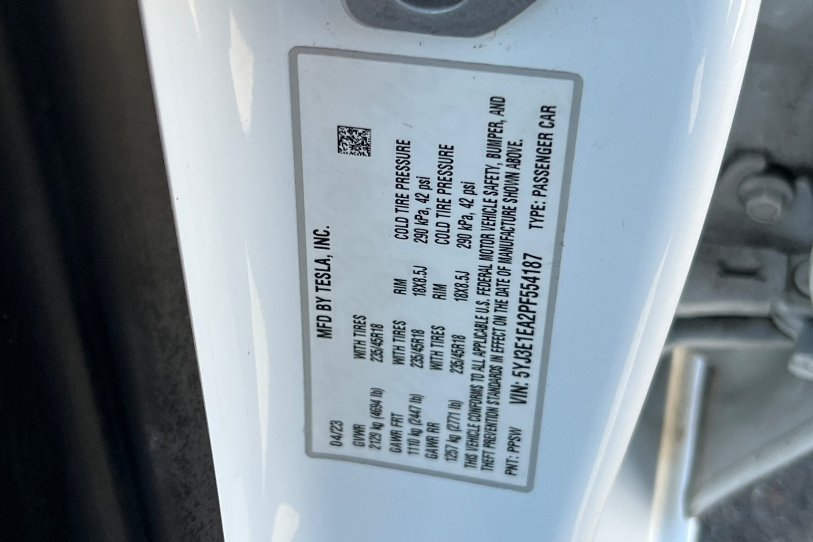 2023 Tesla Model 3 Base