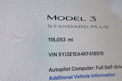 2019 Tesla Model 3 Standard Range