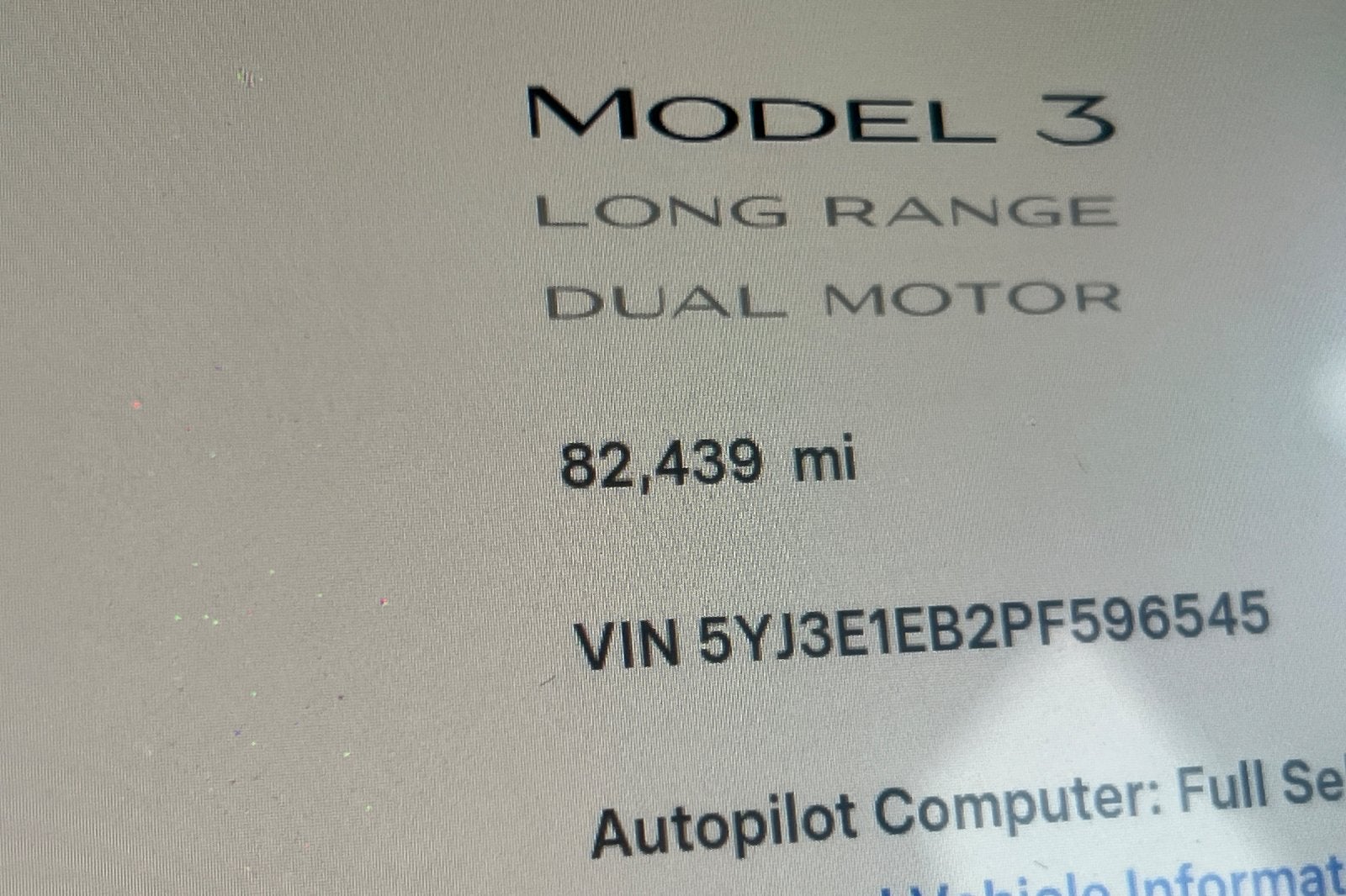2023 Tesla Model 3 Long Range