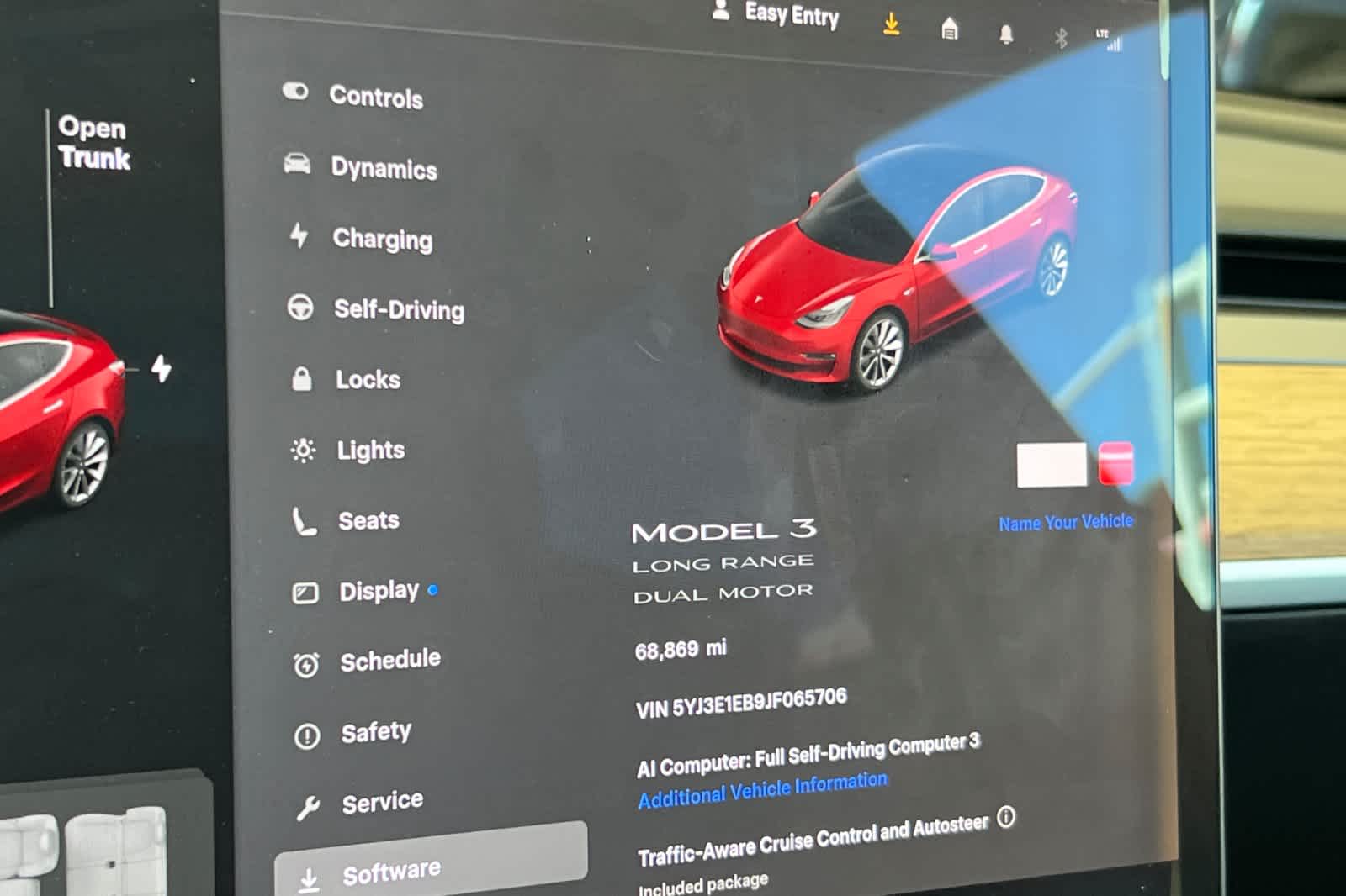 2018 Tesla Model 3 Long Range Battery