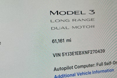 2022 Tesla Model 3 Long Range