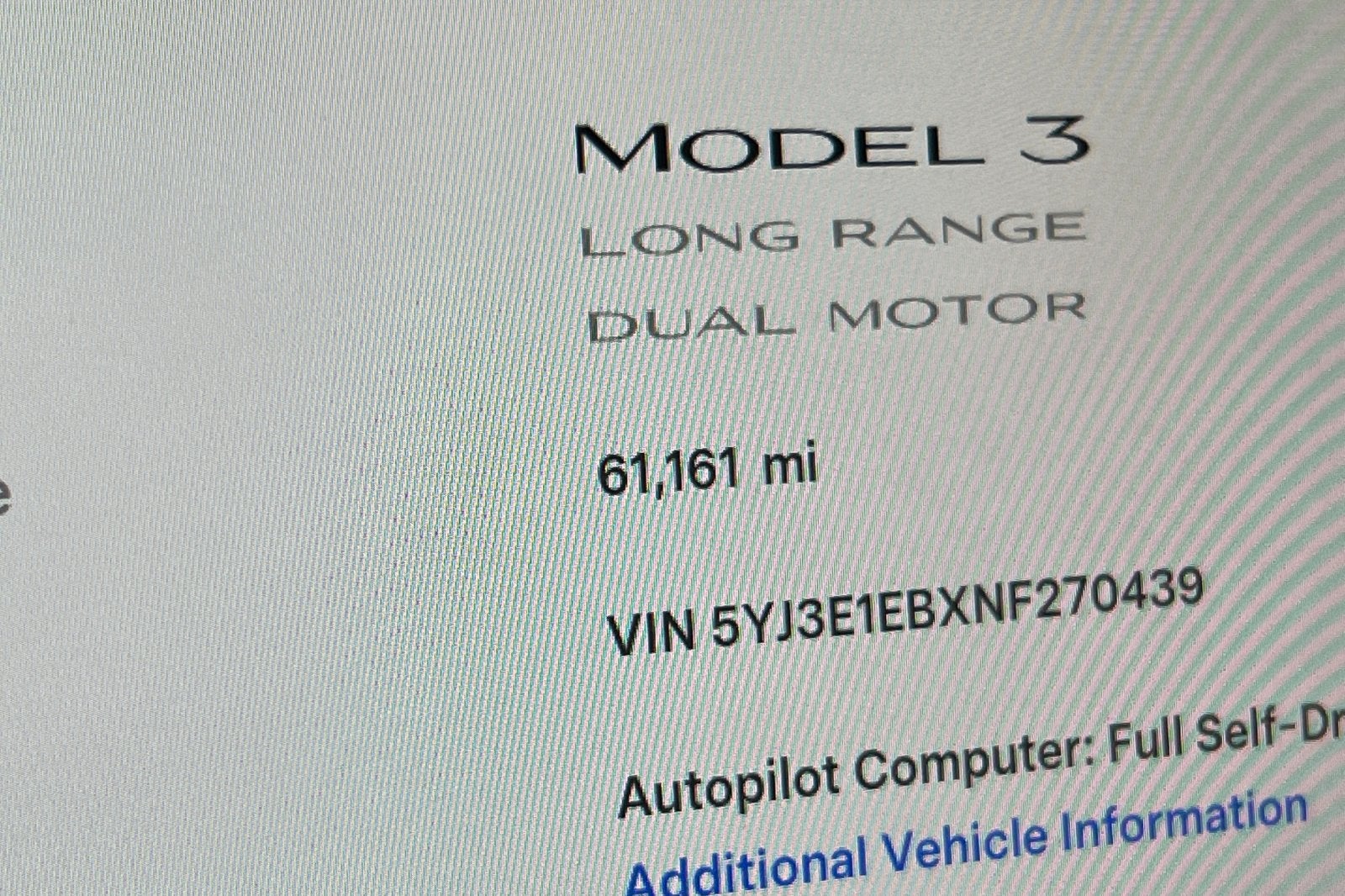 2022 Tesla Model 3 Long Range