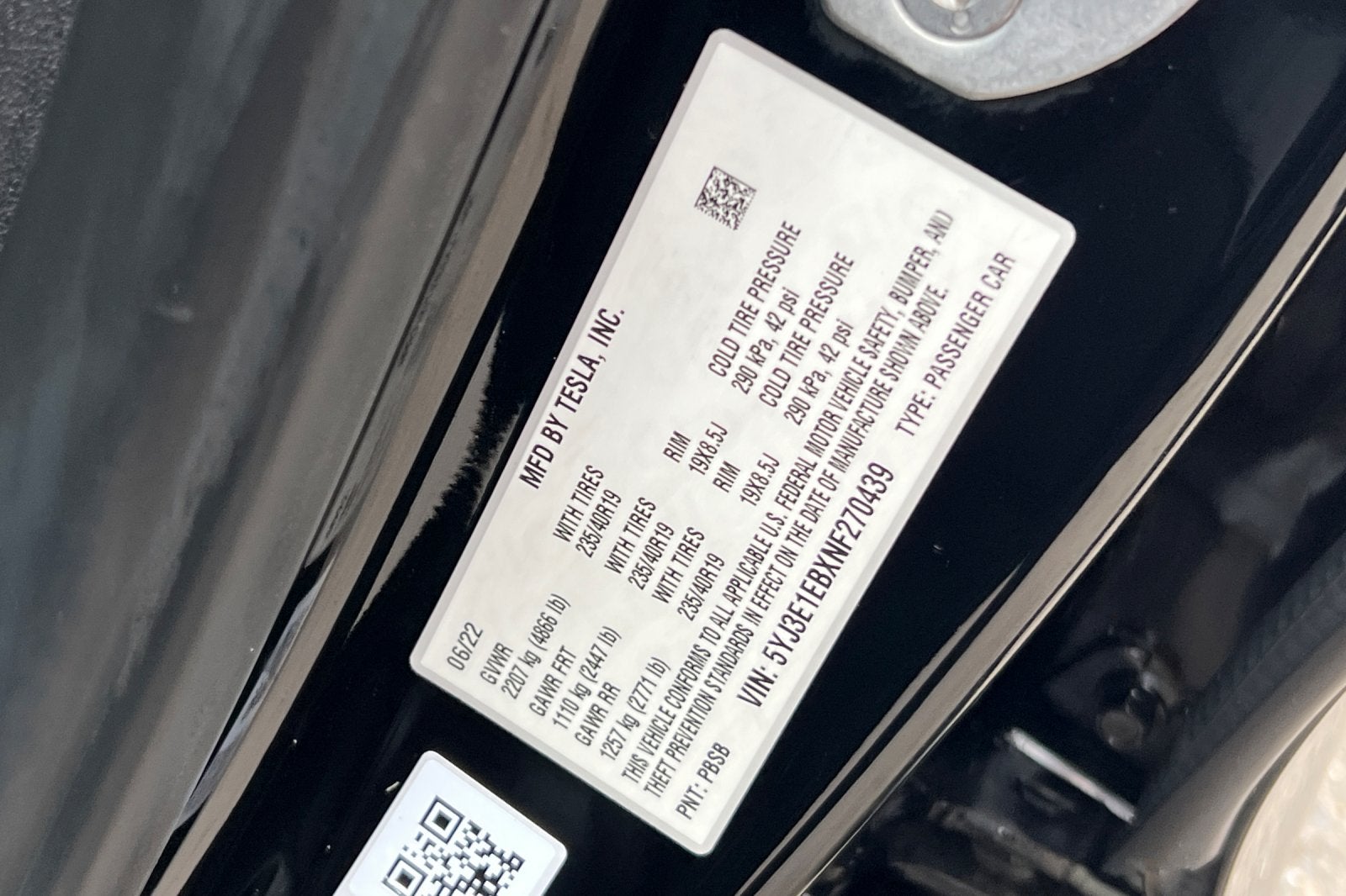 2022 Tesla Model 3 Long Range