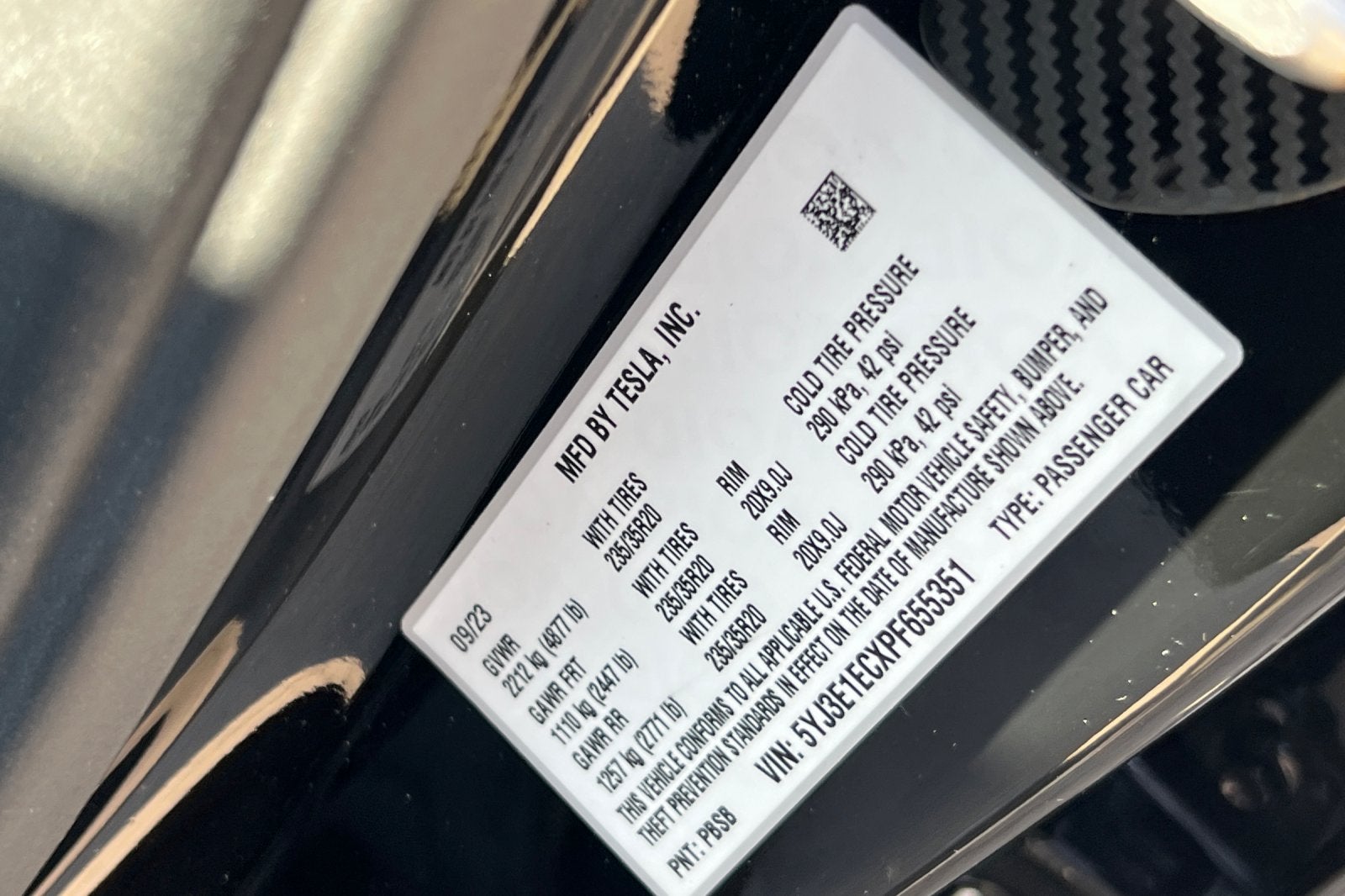 2023 Tesla Model 3 Performance