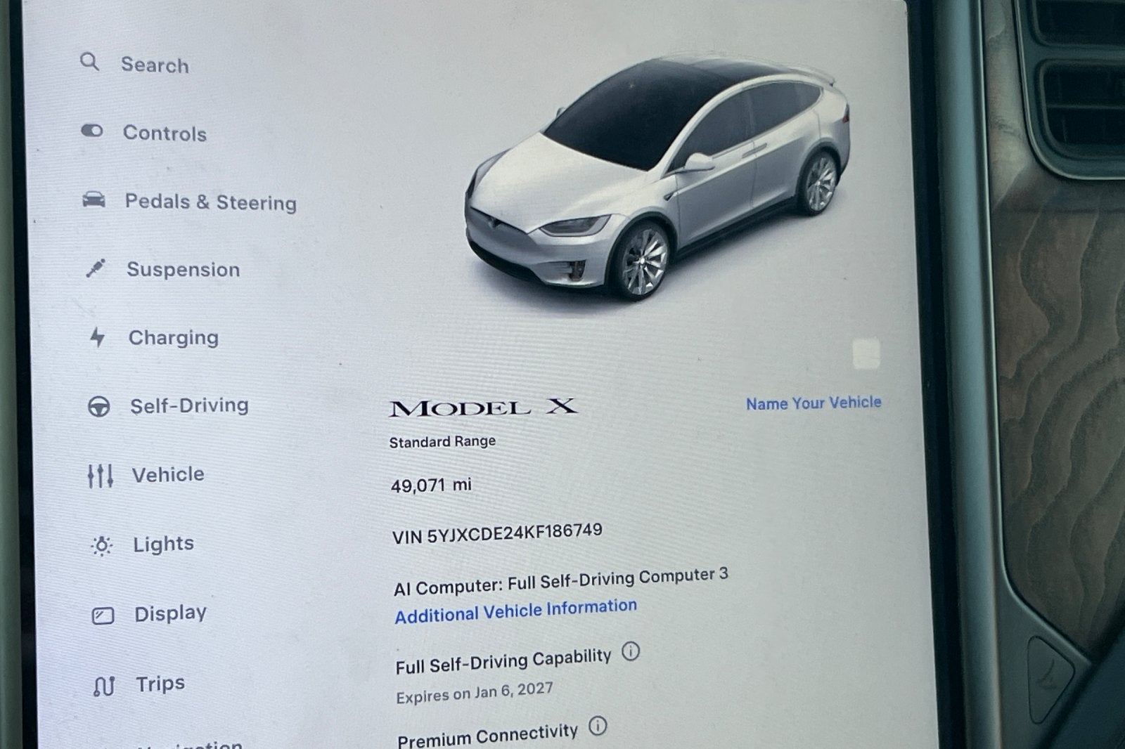 2019 Tesla Model X Standard Range