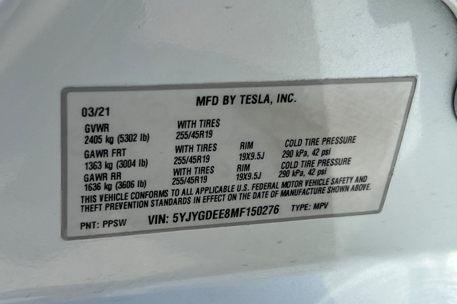 2021 Tesla Model Y Long Range