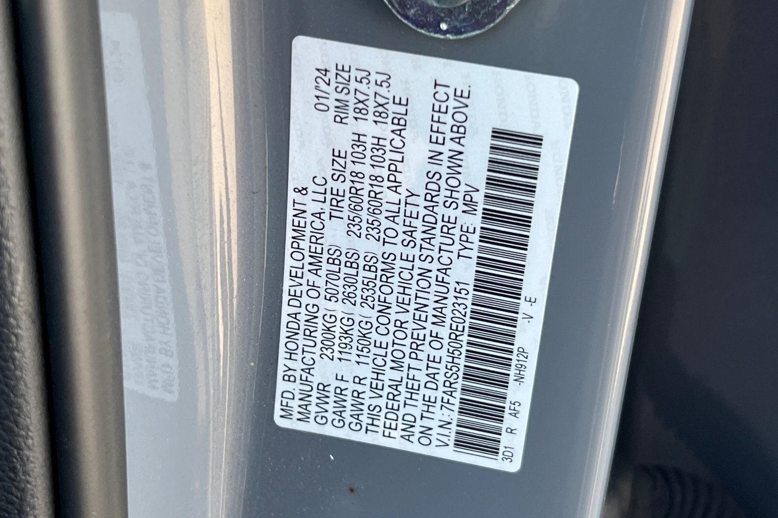 2024 Honda CR-V Hybrid Sport