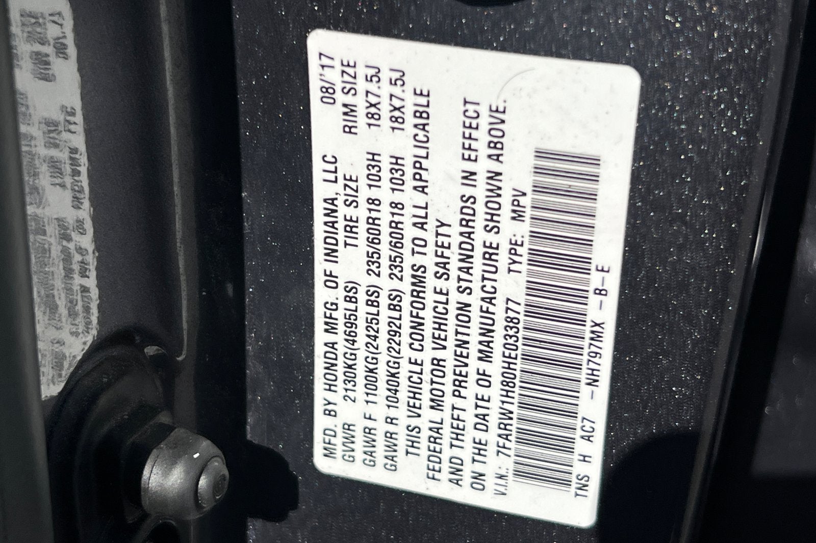2017 Honda CR-V Base