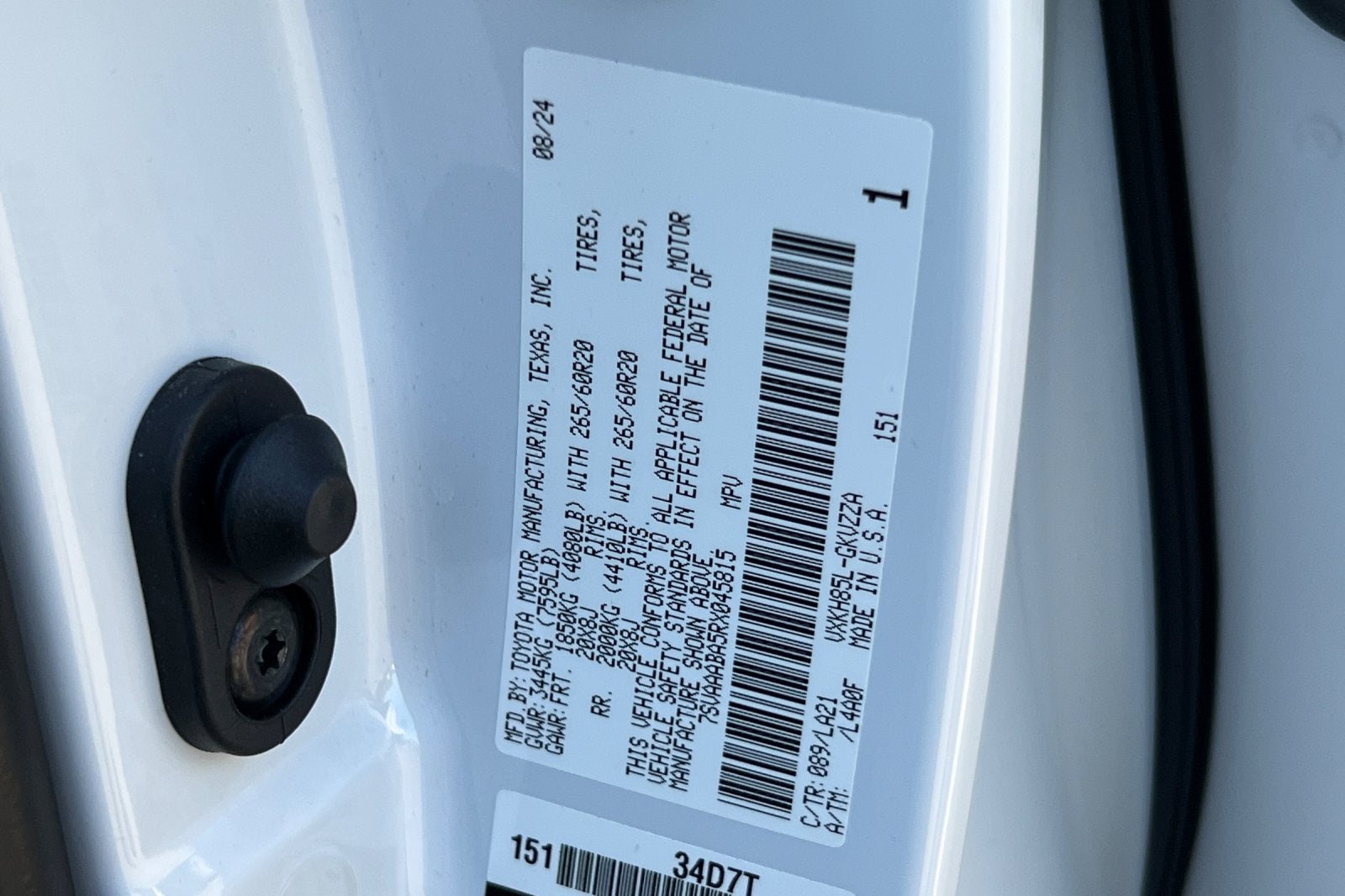 2024 Toyota Sequoia Platinum