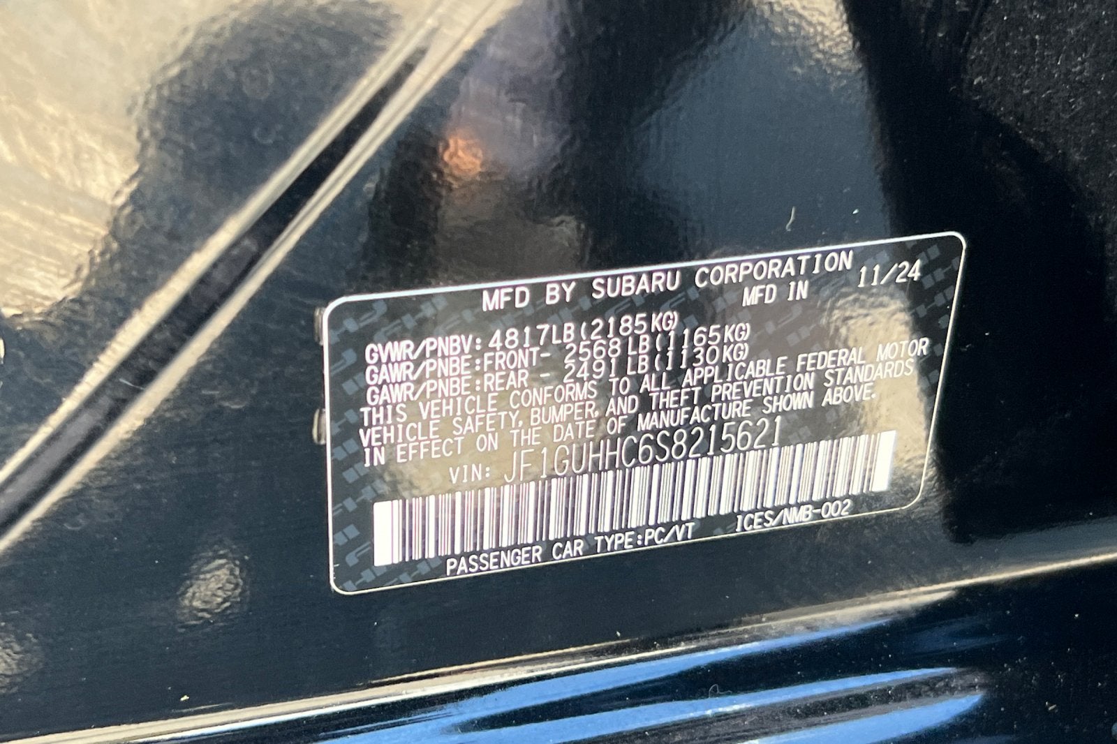 2025 Subaru Impreza RS