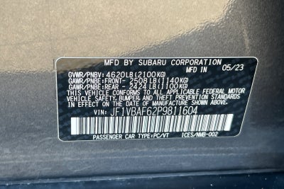 2023 Subaru WRX Premium
