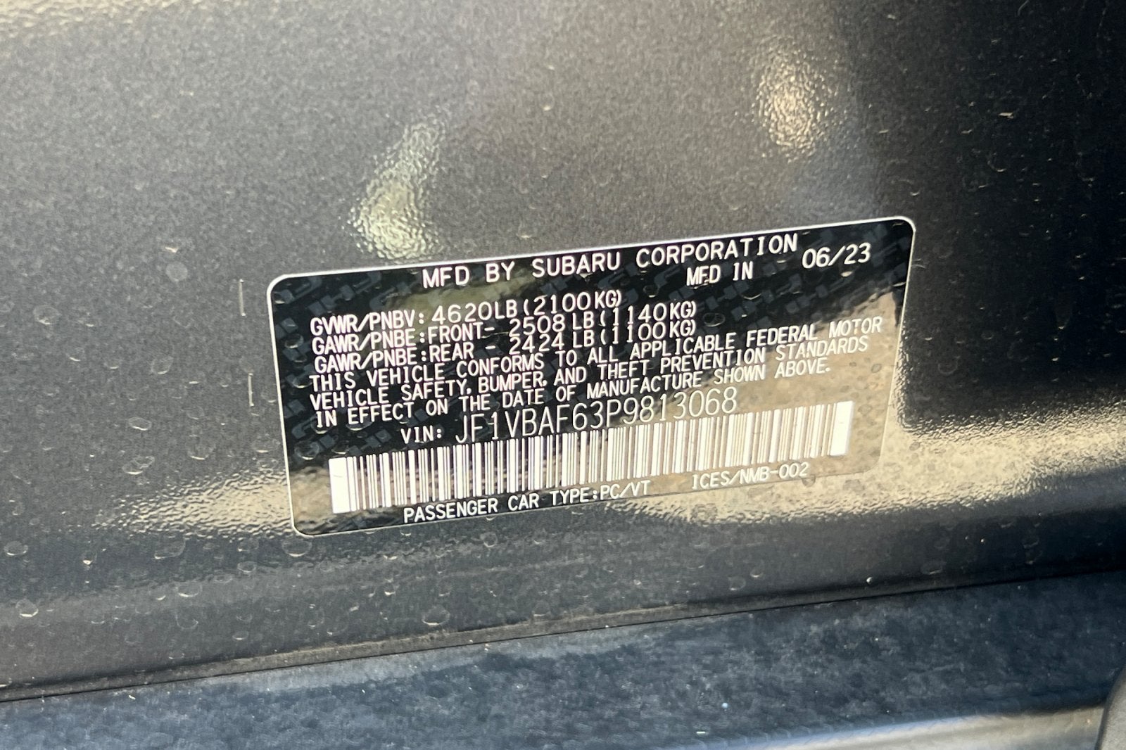 2023 Subaru WRX Premium