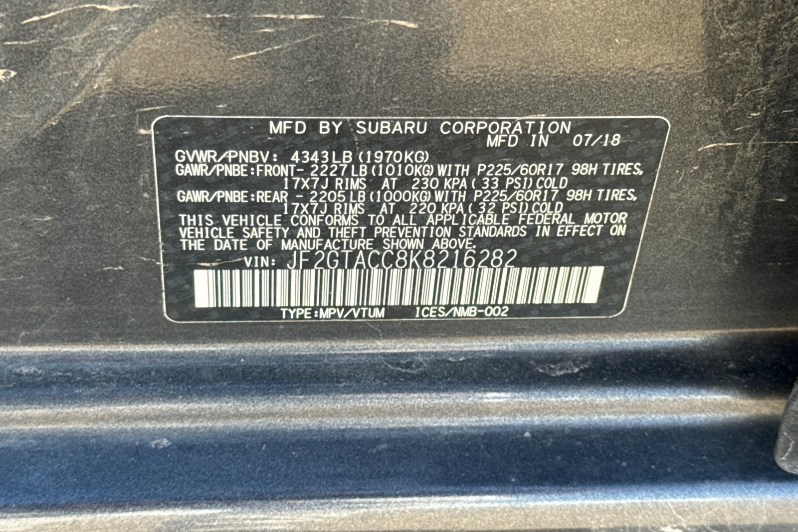 2019 Subaru Crosstrek Premium