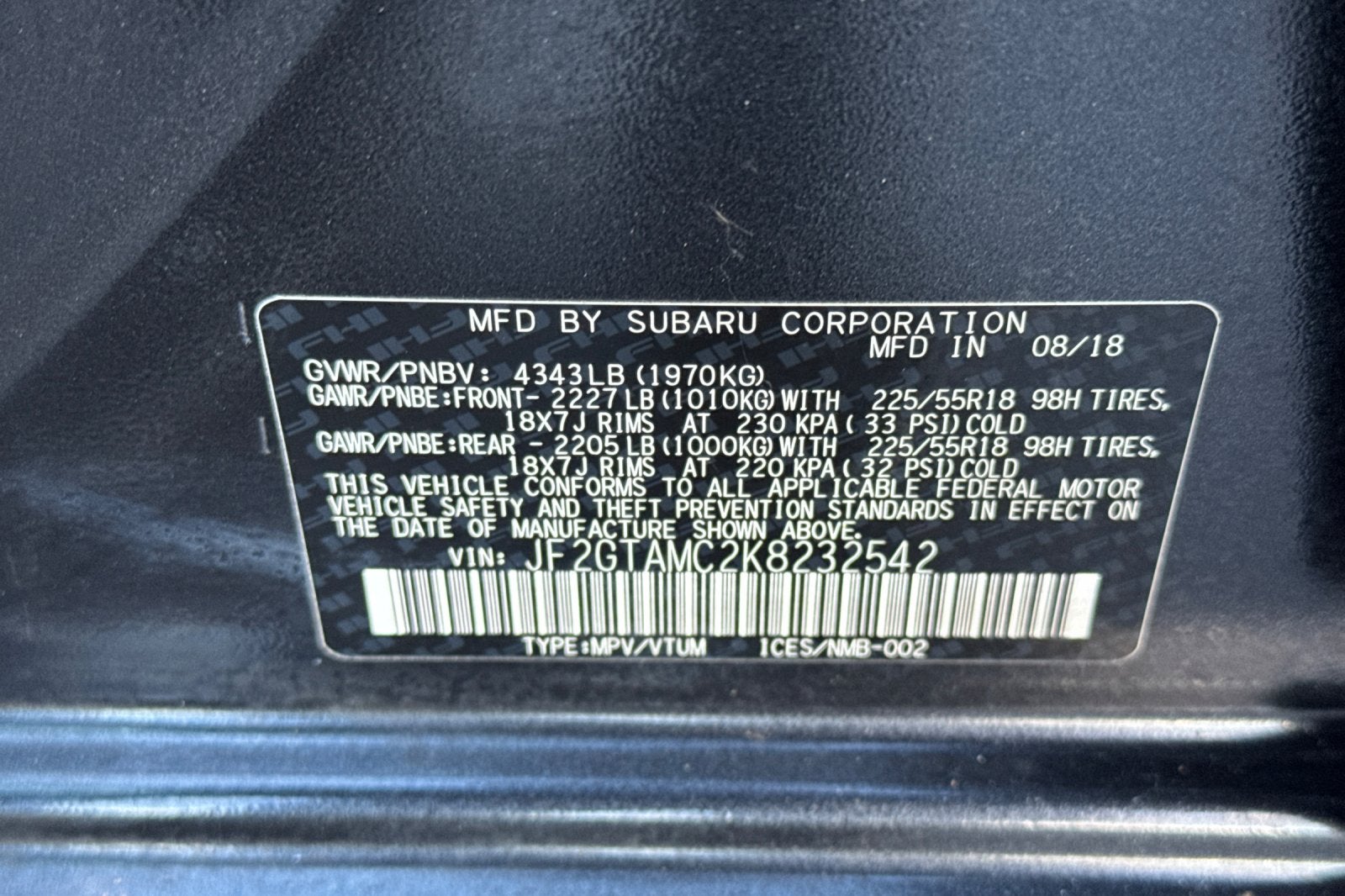 2019 Subaru Crosstrek Limited