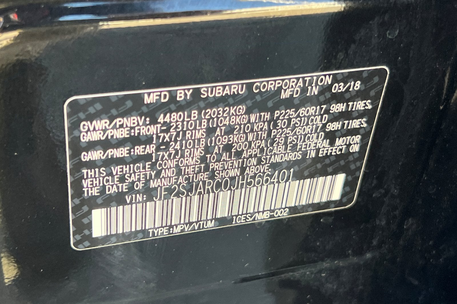 2018 Subaru Forester Limited