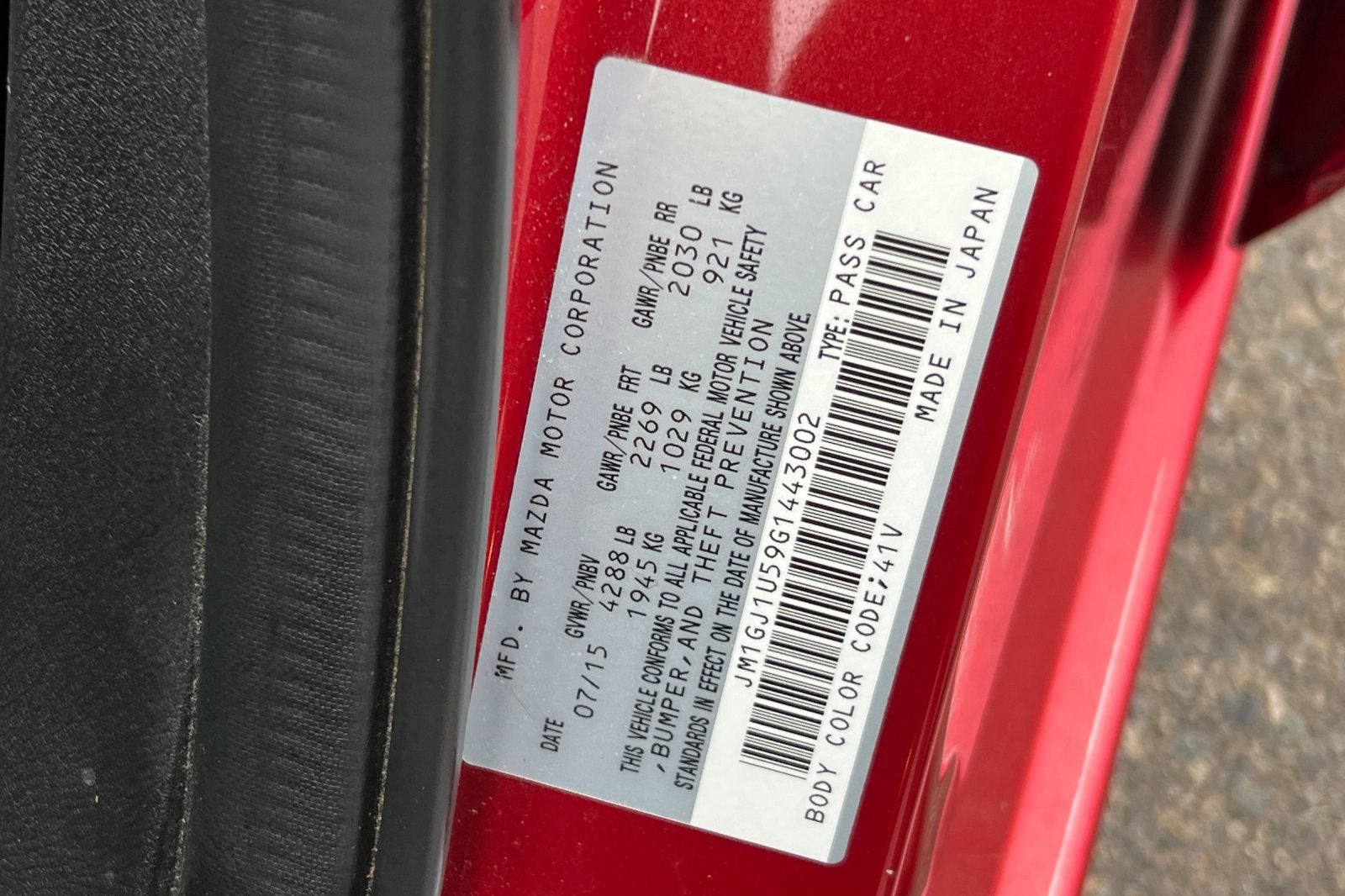 2016 Mazda Mazda6 i Sport