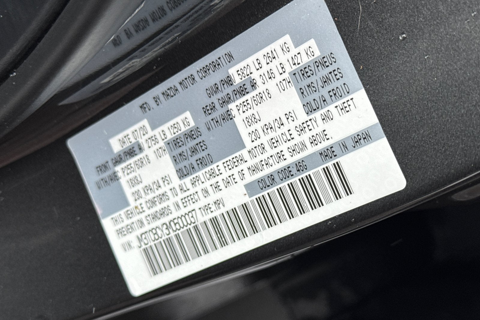 2021 Mazda Mazda CX-9 Touring