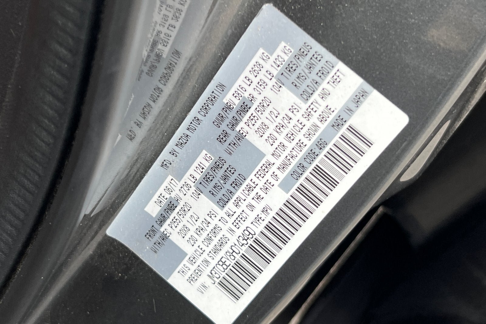 2017 Mazda Mazda CX-9 Signature