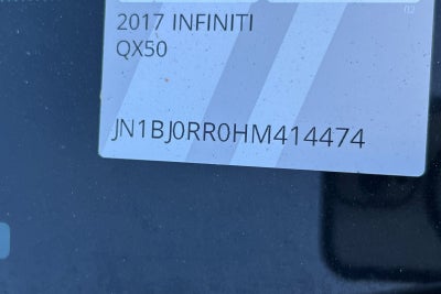 2017 INFINITI QX50 Base