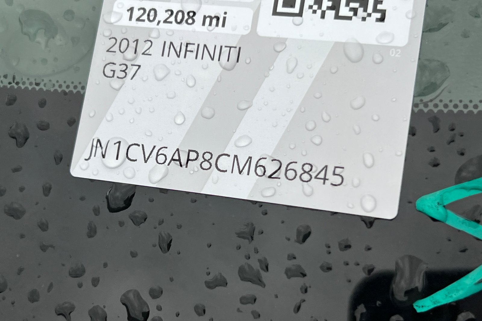 2012 INFINITI G37 Journey