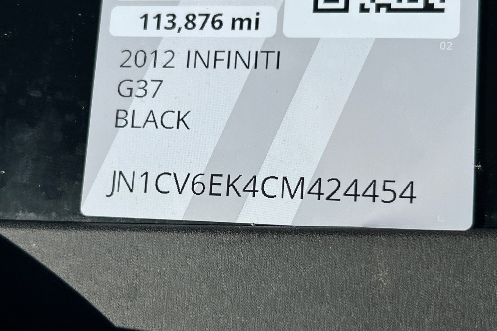 2012 INFINITI G37 Coupe Journey