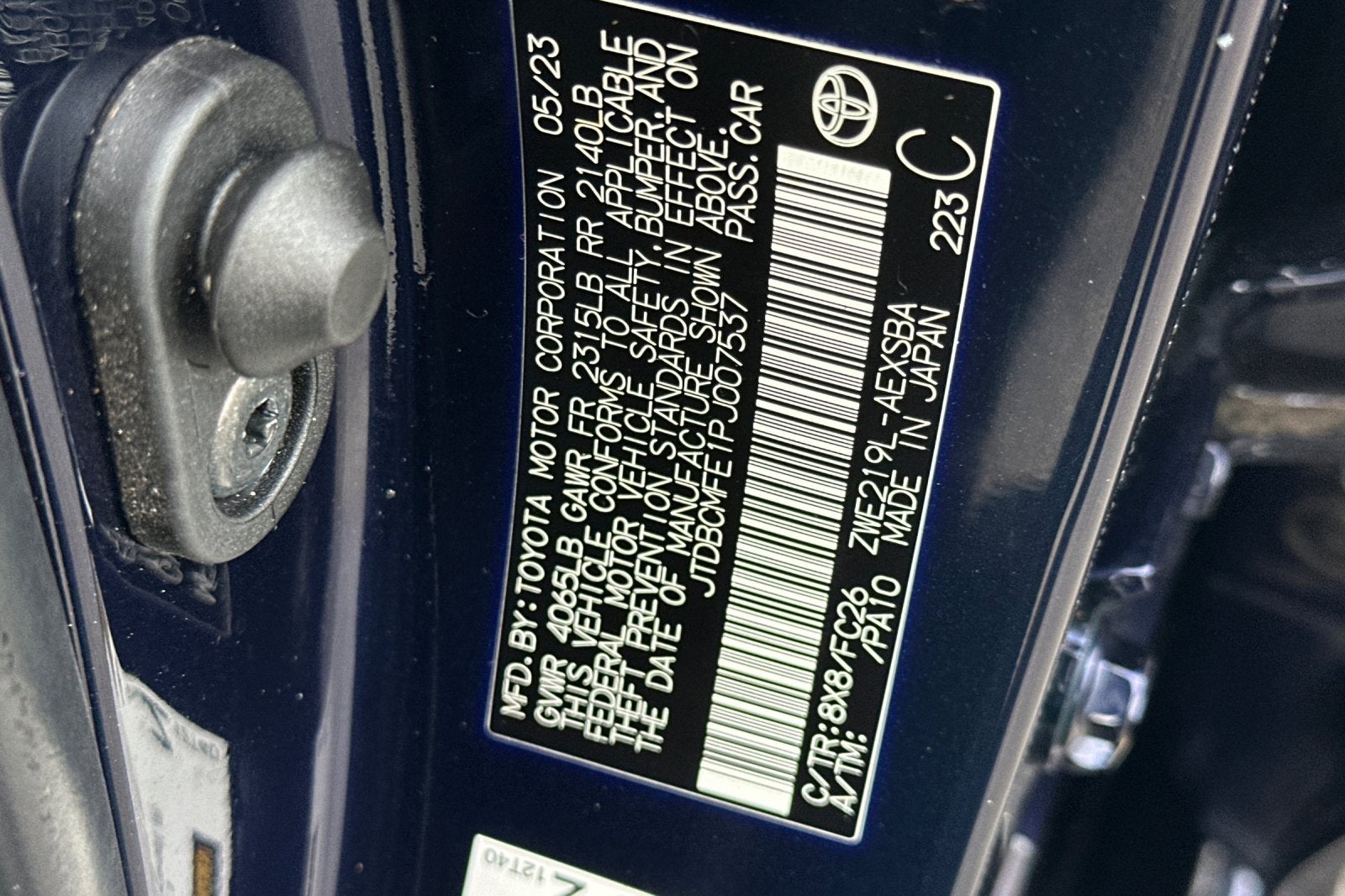 2023 Toyota Corolla Hybrid SE