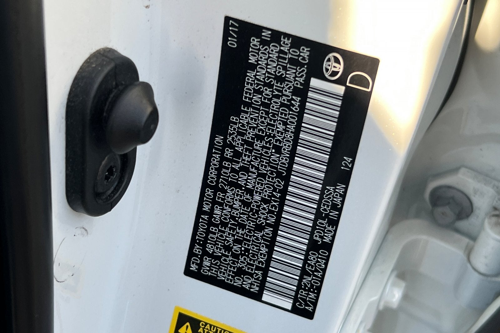 2017 Toyota Mirai Base