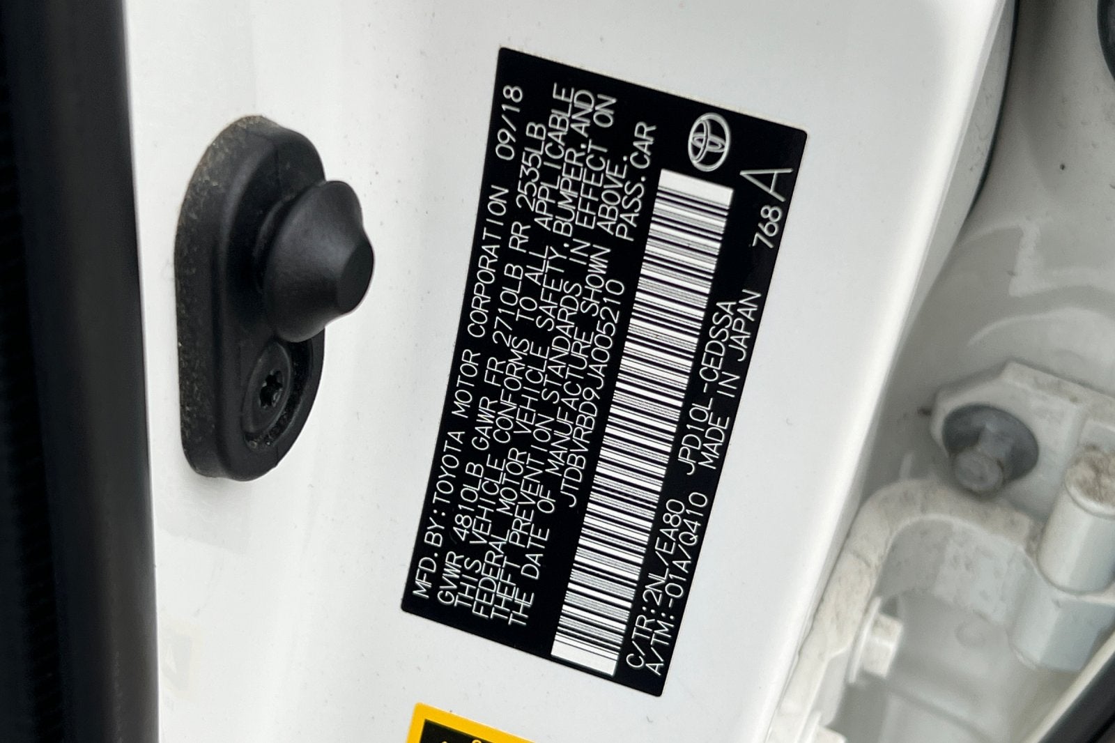 2018 Toyota Mirai Base