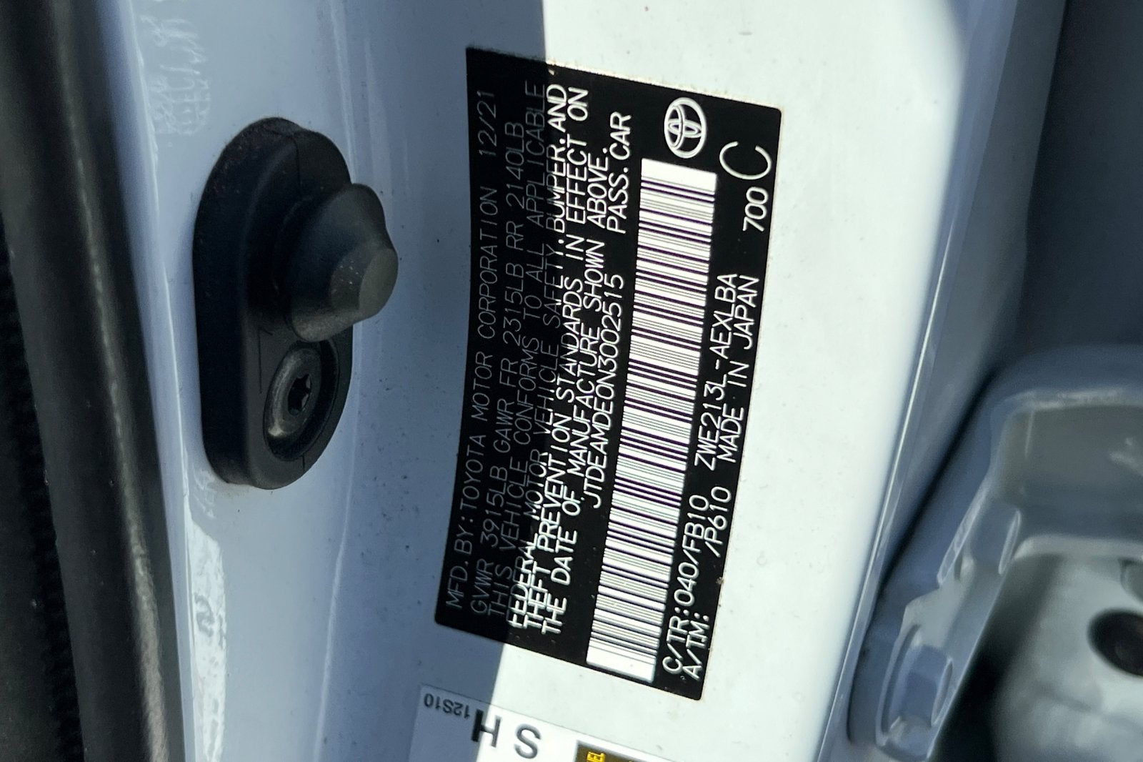 2022 Toyota Corolla Hybrid LE